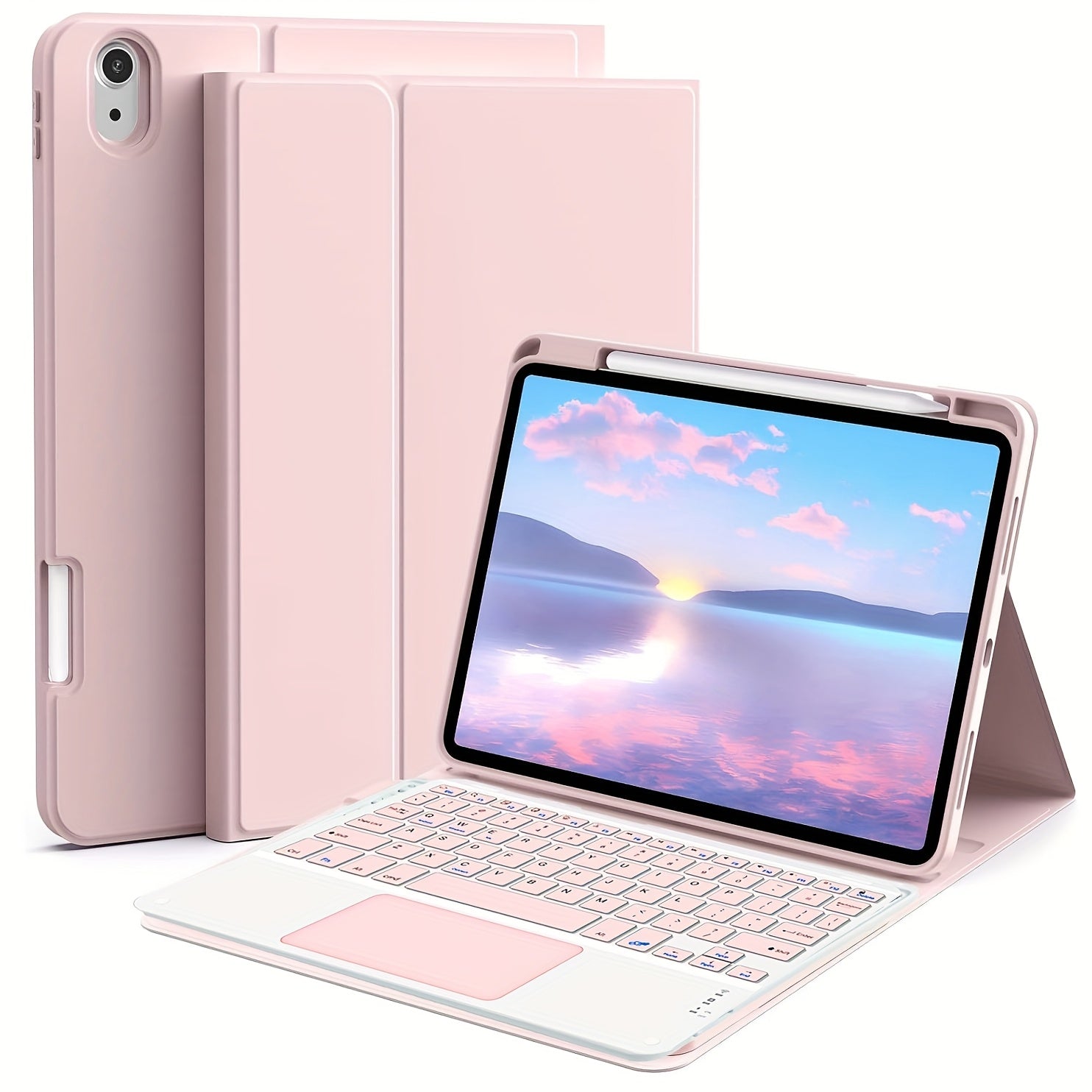 Ultra-thin Wireless Keyboard And Case with Trackpad And Type-C Charging Port for iPad Pro 11