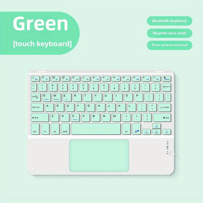 For Ipad, Tablet, Phone, Office, Universal Three System Wireless Touch, Touch, Wireless Keyboard