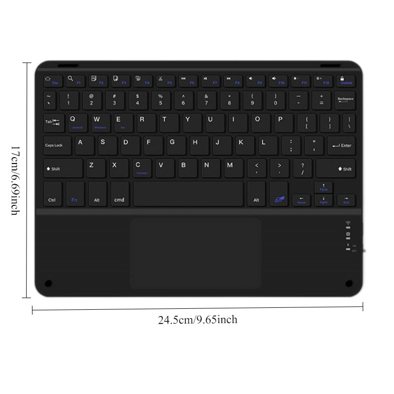 For Ipad, Tablet, Phone, Office, Universal Three System Wireless Touch, Touch, Wireless Keyboard