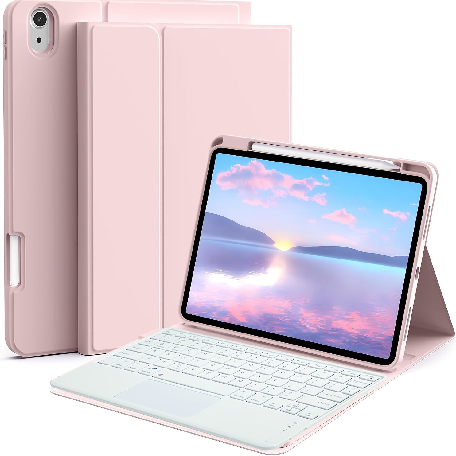 Ultra-thin Wireless Keyboard And Case with Trackpad And Type-C Charging Port for iPad Pro 11