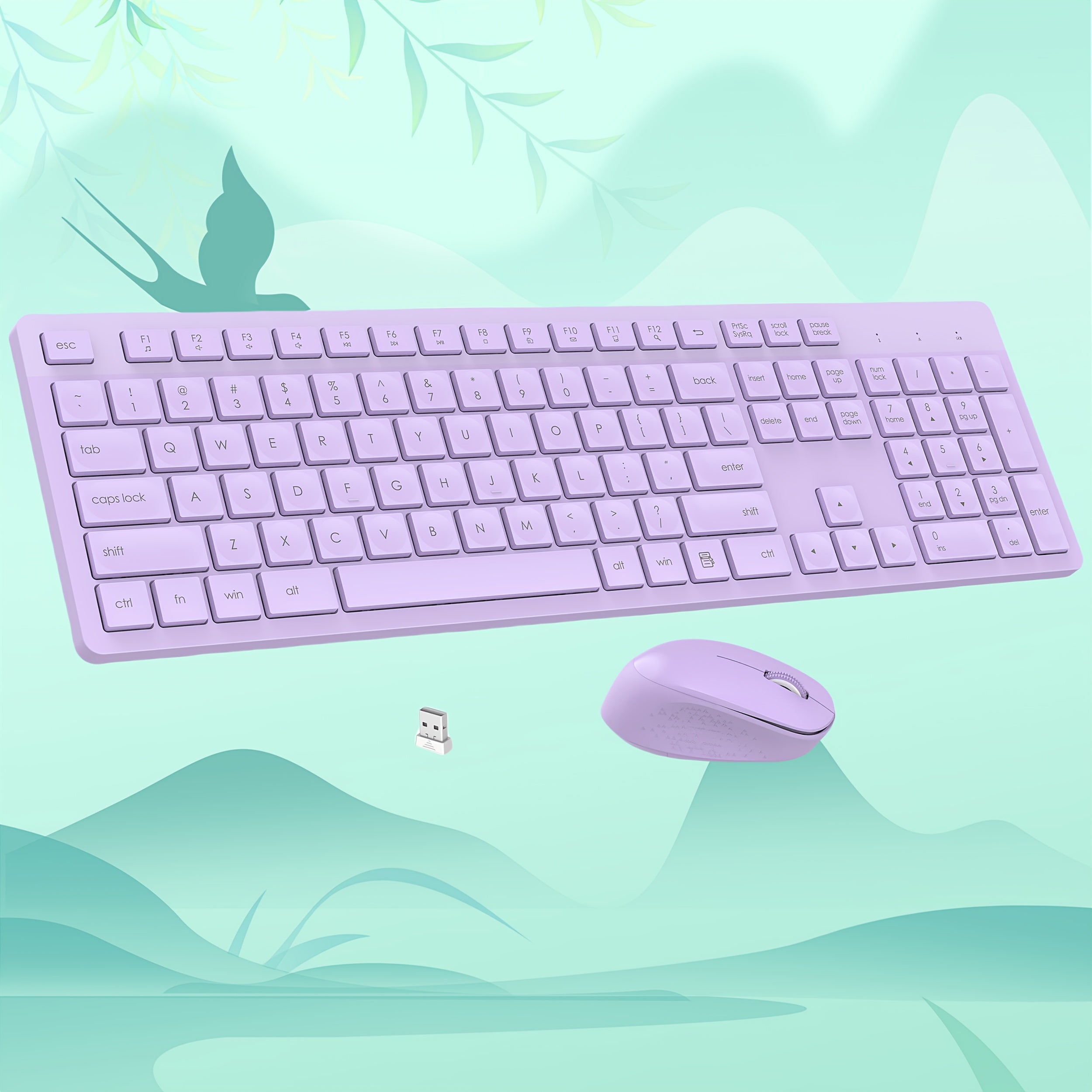 Wireless Keyboard Mouse Set Keyboard And Mouse Set Business Office Home Keyboard Laptop Desktop Computer Universal