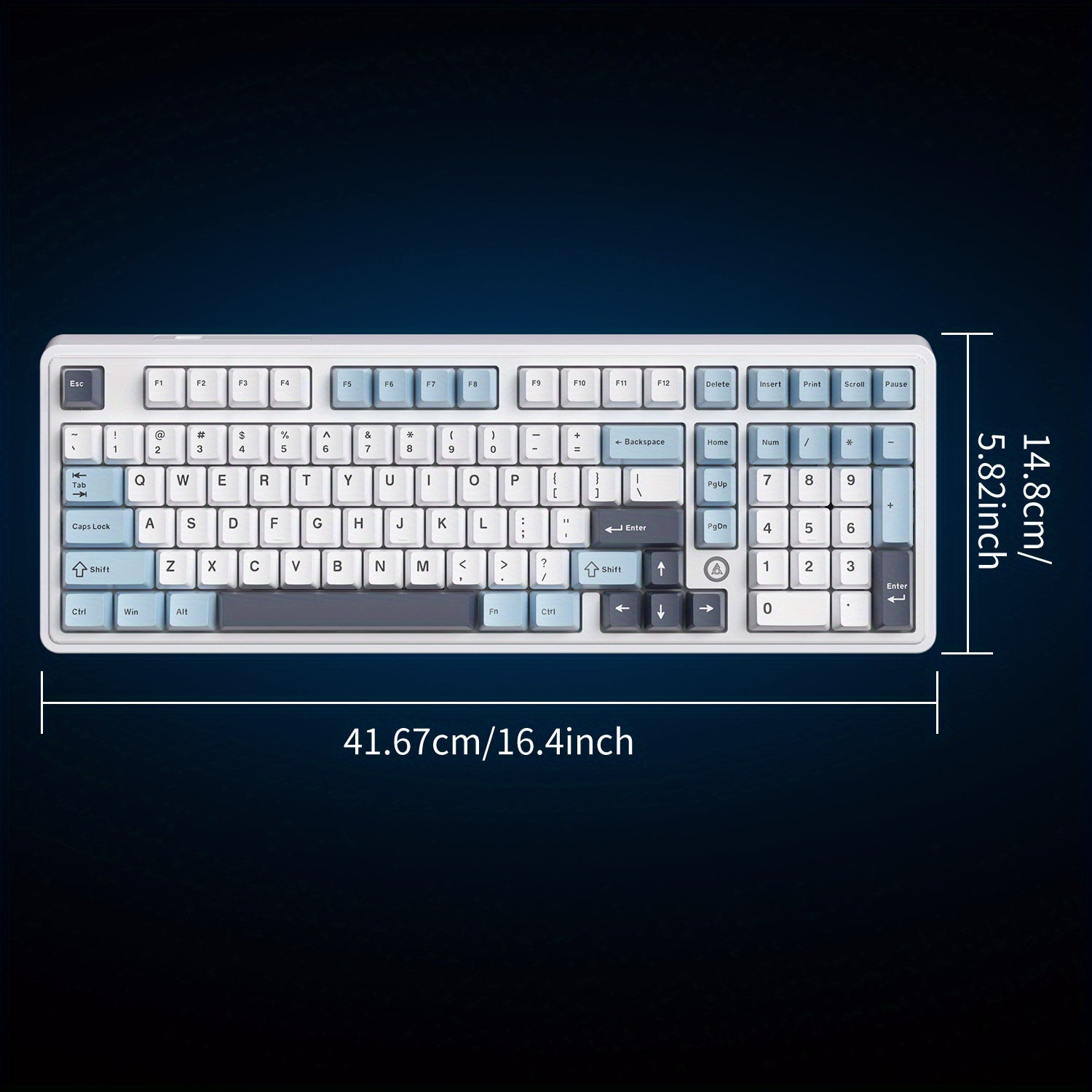 AJAZZ AK980 MAX HE 8K - New Magnetic Switch Type-C Wired Gaming Keyboard with Upgraded Membrane Mechanical Keycaps