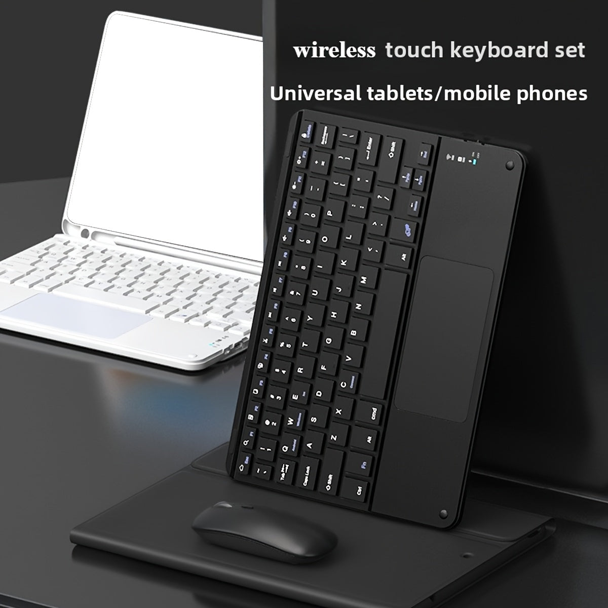 For Ipad, Tablet, Phone, Office, Universal Three System Wireless Touch, Touch, Wireless Keyboard