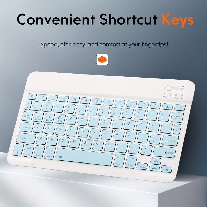 Keyboard for Tablet Android iOS Windows Wireless Keyboard And mouse, Gaming Keyboard 78-Key Silent Ultra-Thin Keyboard for iPad Phone