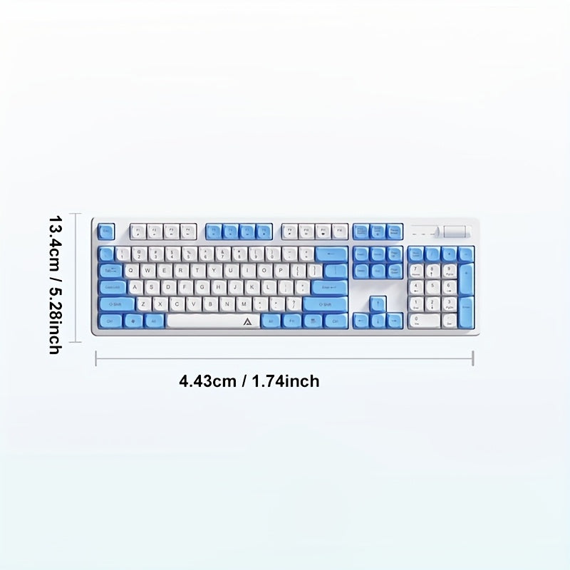 Gaming keyboard with cable USB plug and backlight, volume wheel - suitable for desktop computers, laptops and general office equipment.