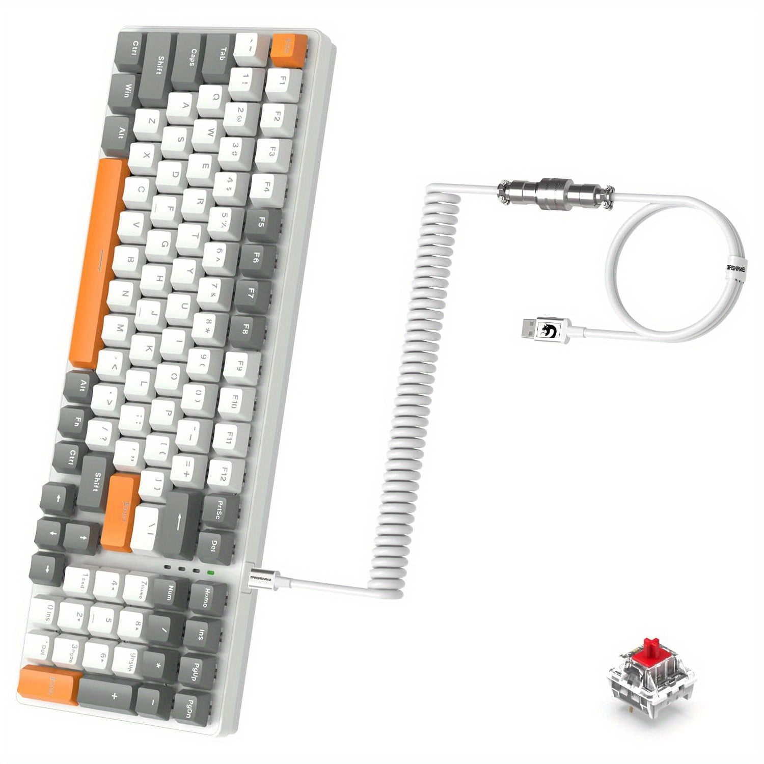 Gaming Keyboard RGB Blacklit K3 PRO Mechanical Gaming Keyboard | 100 Key With Number Pad