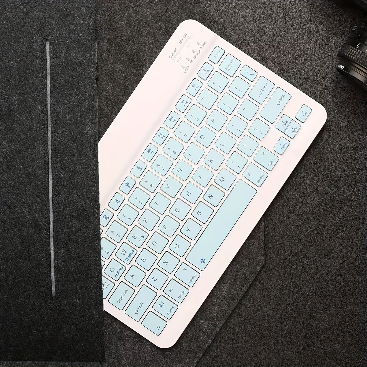 Ultra-thin Wireless Keyboard, Rechargeable Portable Wireless Keyboard, Scissor Keys