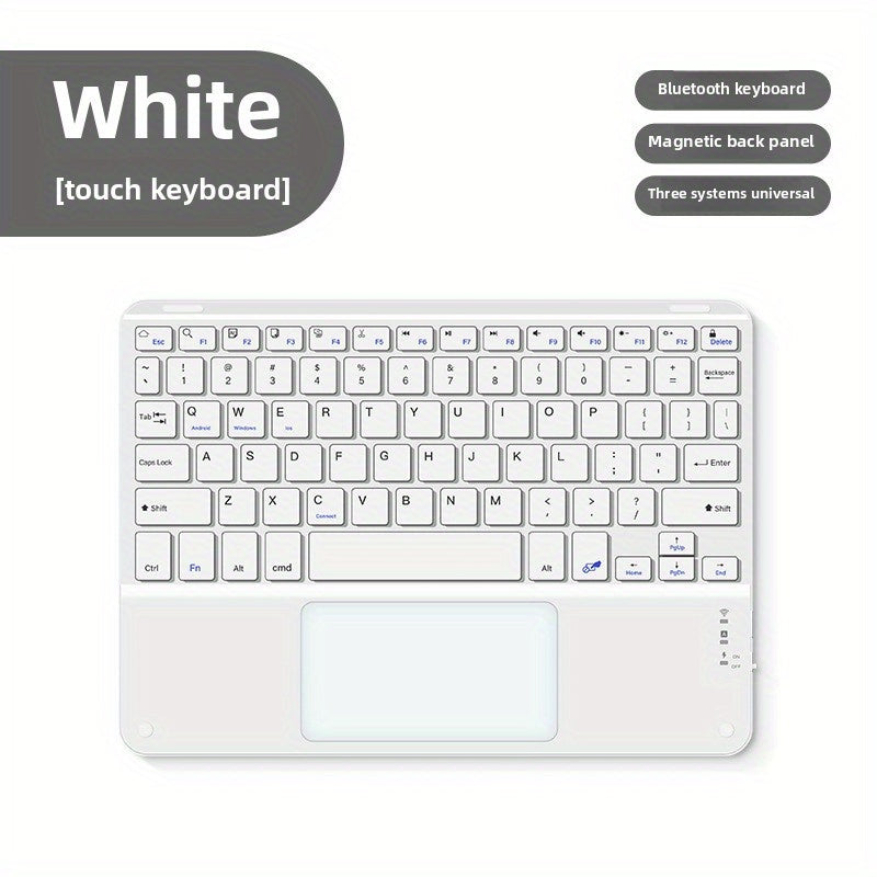 For Ipad, Tablet, Phone, Office, Universal Three System Wireless Touch, Touch, Wireless Keyboard