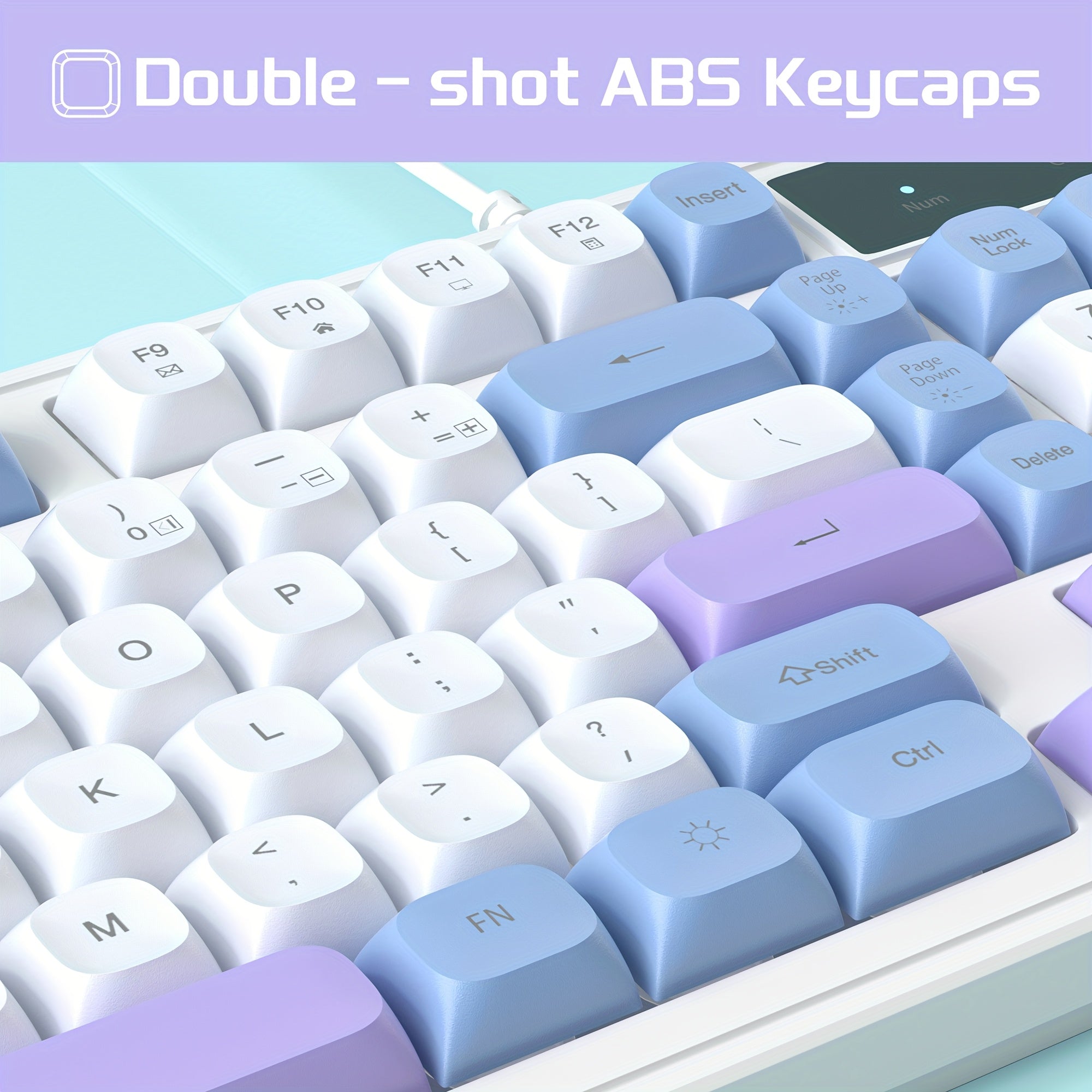 MageGee GK980 Pro 96% RGB Gaming Keyboard - 98-Key Compact Design, Rainbow Backlit