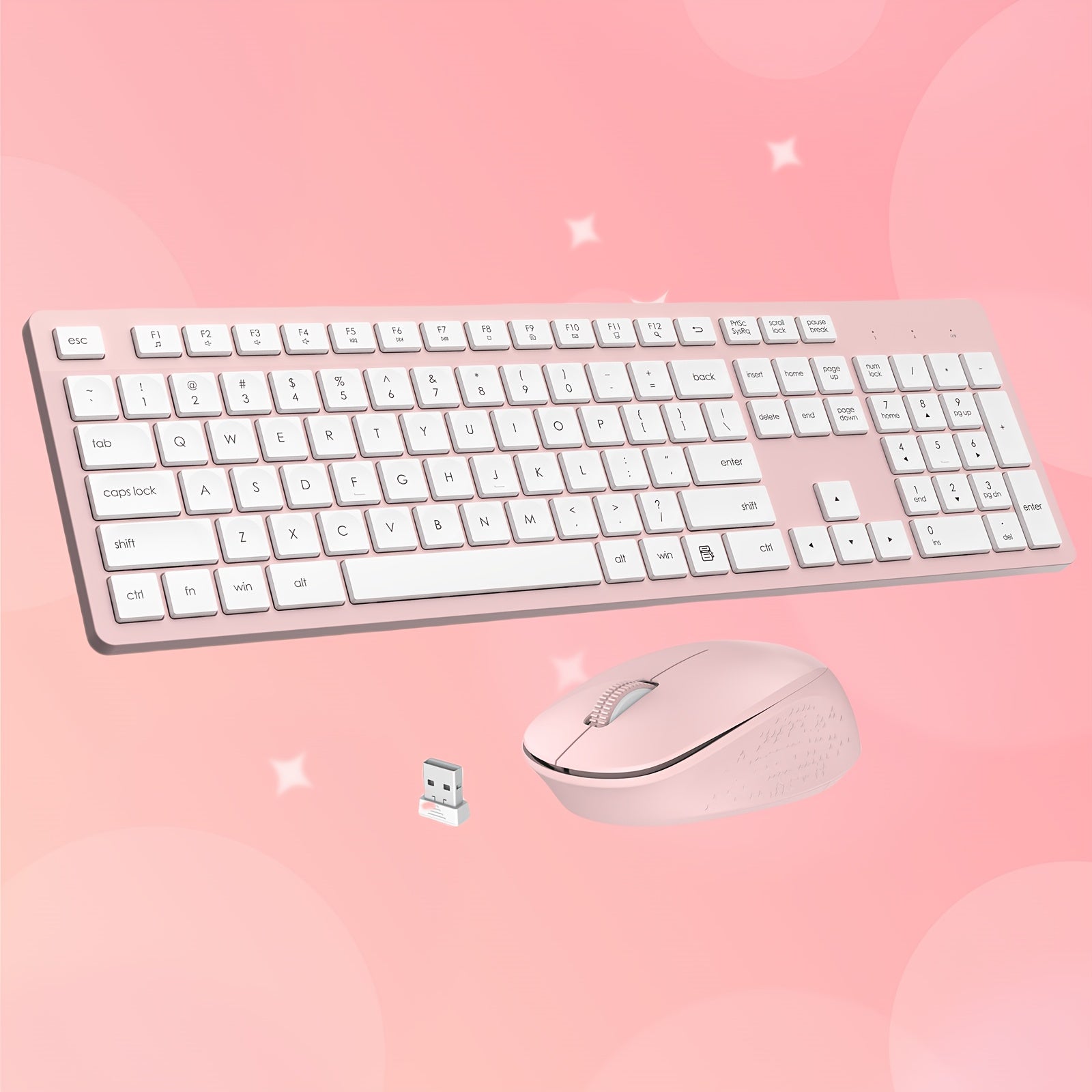 Wireless Keyboard Mouse Set Keyboard And Mouse Set Business Office Home Keyboard Laptop Desktop Computer Universal