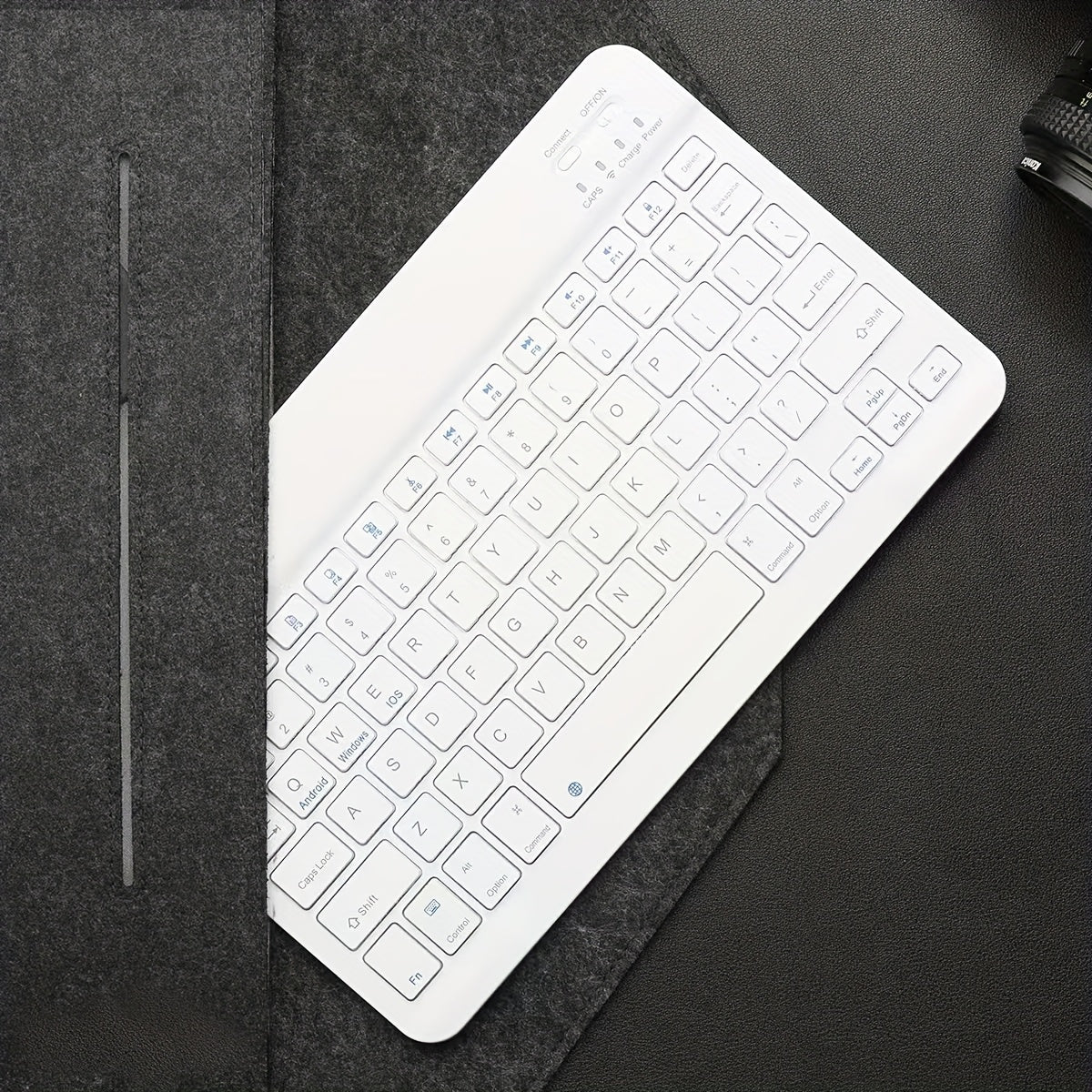 Ultra-thin Wireless Keyboard, Rechargeable Portable Wireless Keyboard, Scissor Keys