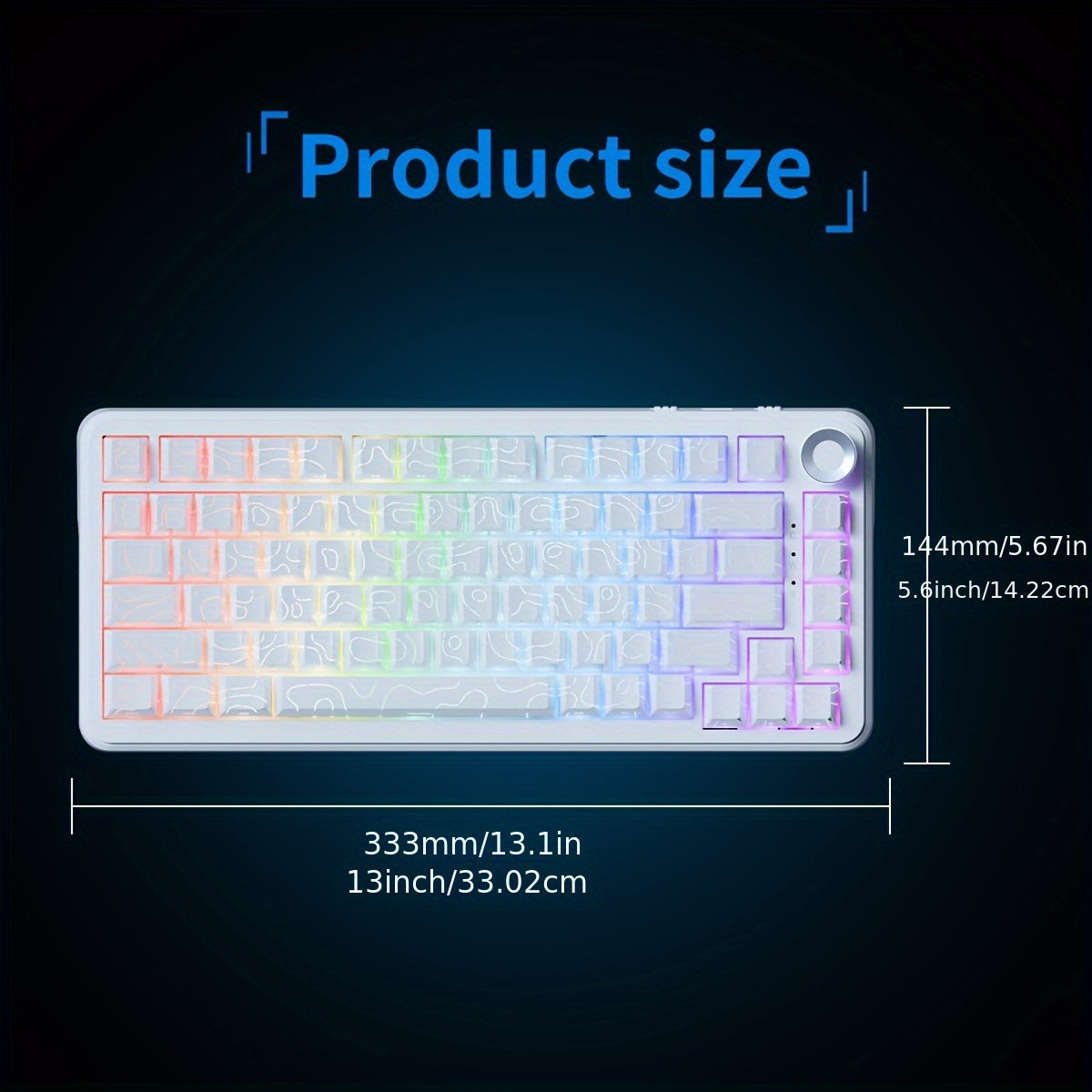 AK820 MAX Gaming Keyboard AK820 MAX Magnetic Mechanical Keyboard | RGB Lighting