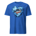 Autism Heart Puzzle American Flag