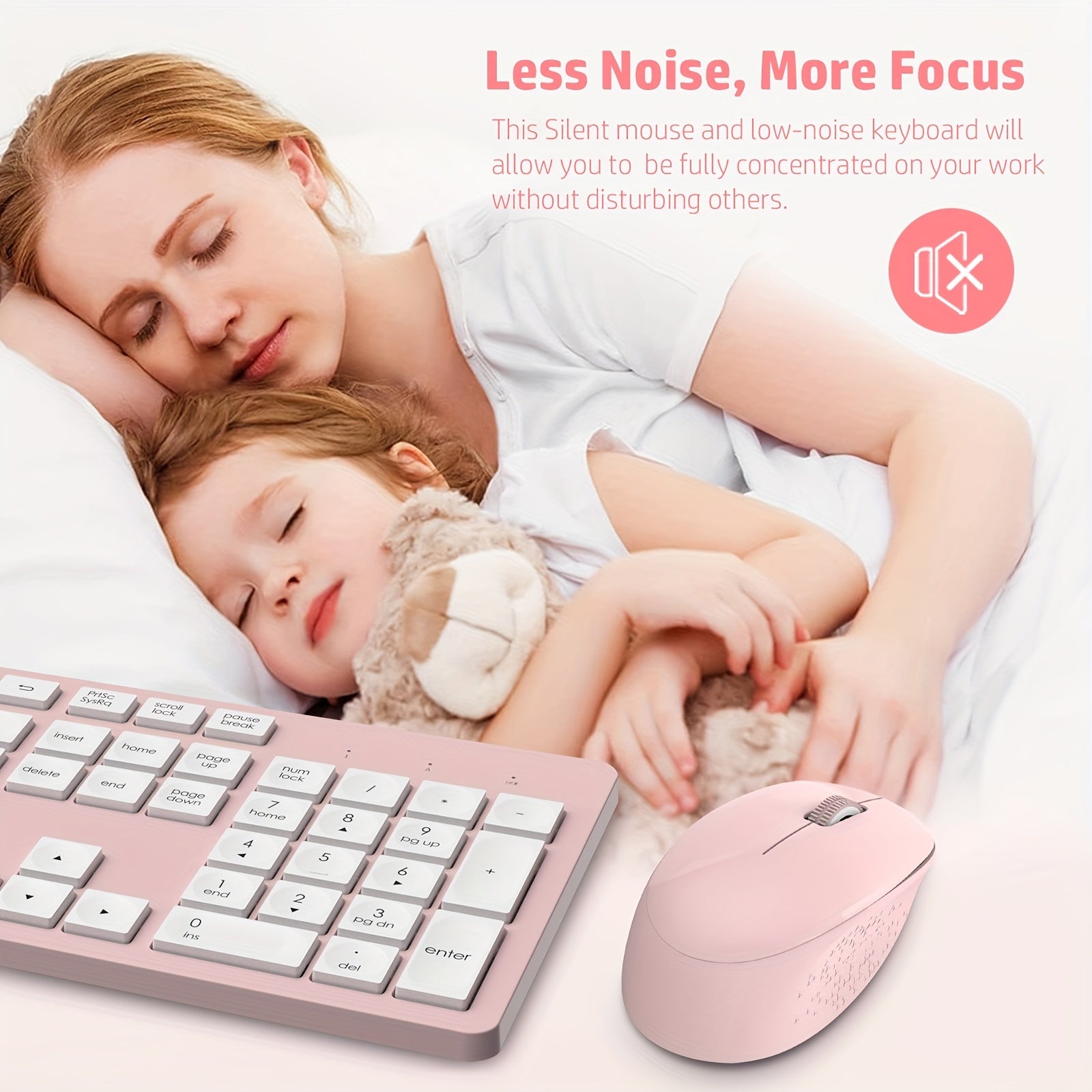 Wireless Keyboard Mouse Set Keyboard And Mouse Set Business Office Home Keyboard Laptop Desktop Computer Universal