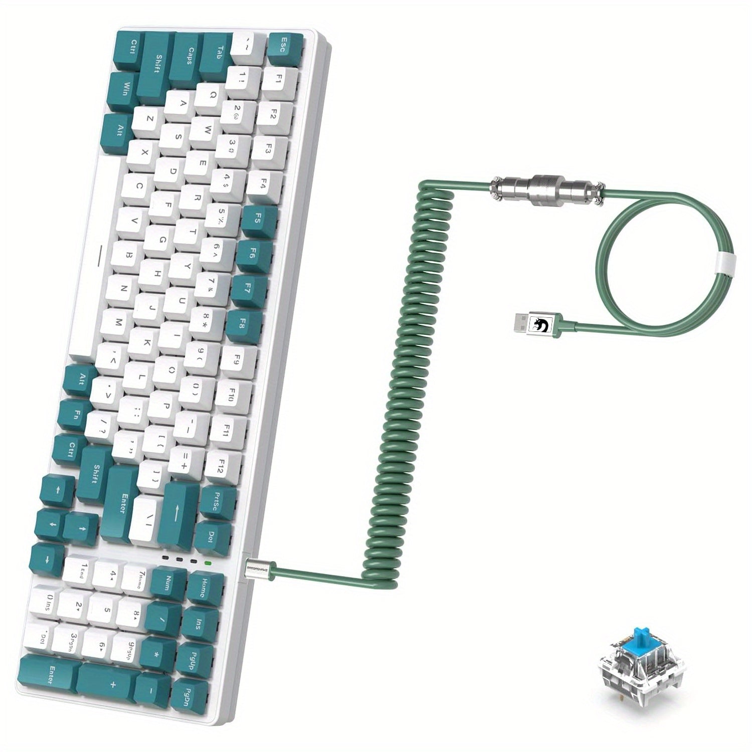 Gaming Keyboard RGB Blacklit K3 PRO Mechanical Gaming Keyboard | 100 Key With Number Pad