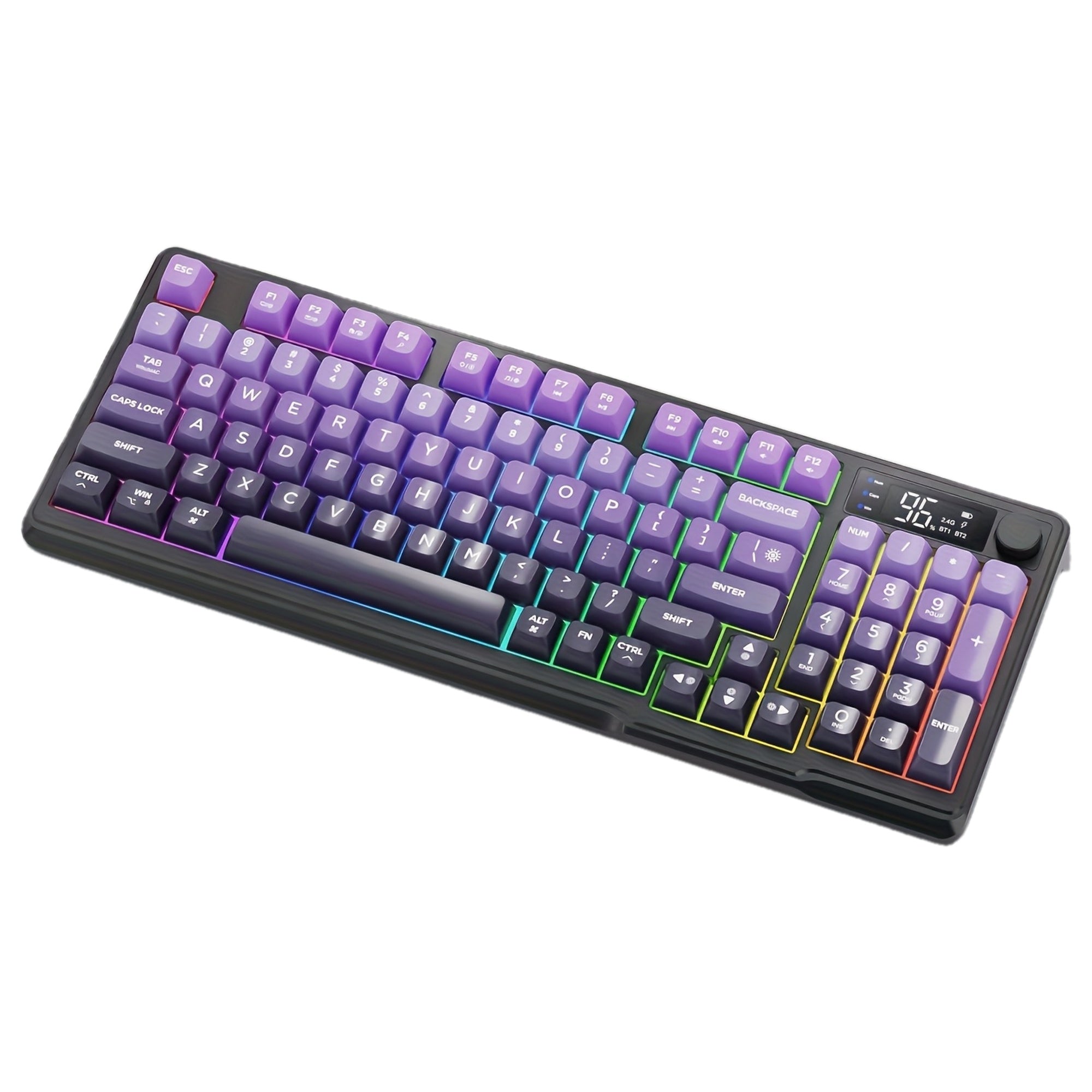 ATTACK SHARK X FREEWOLF M96 Dual Mode Wireless Gaming Keyboard with 2.4G & BT 5.0