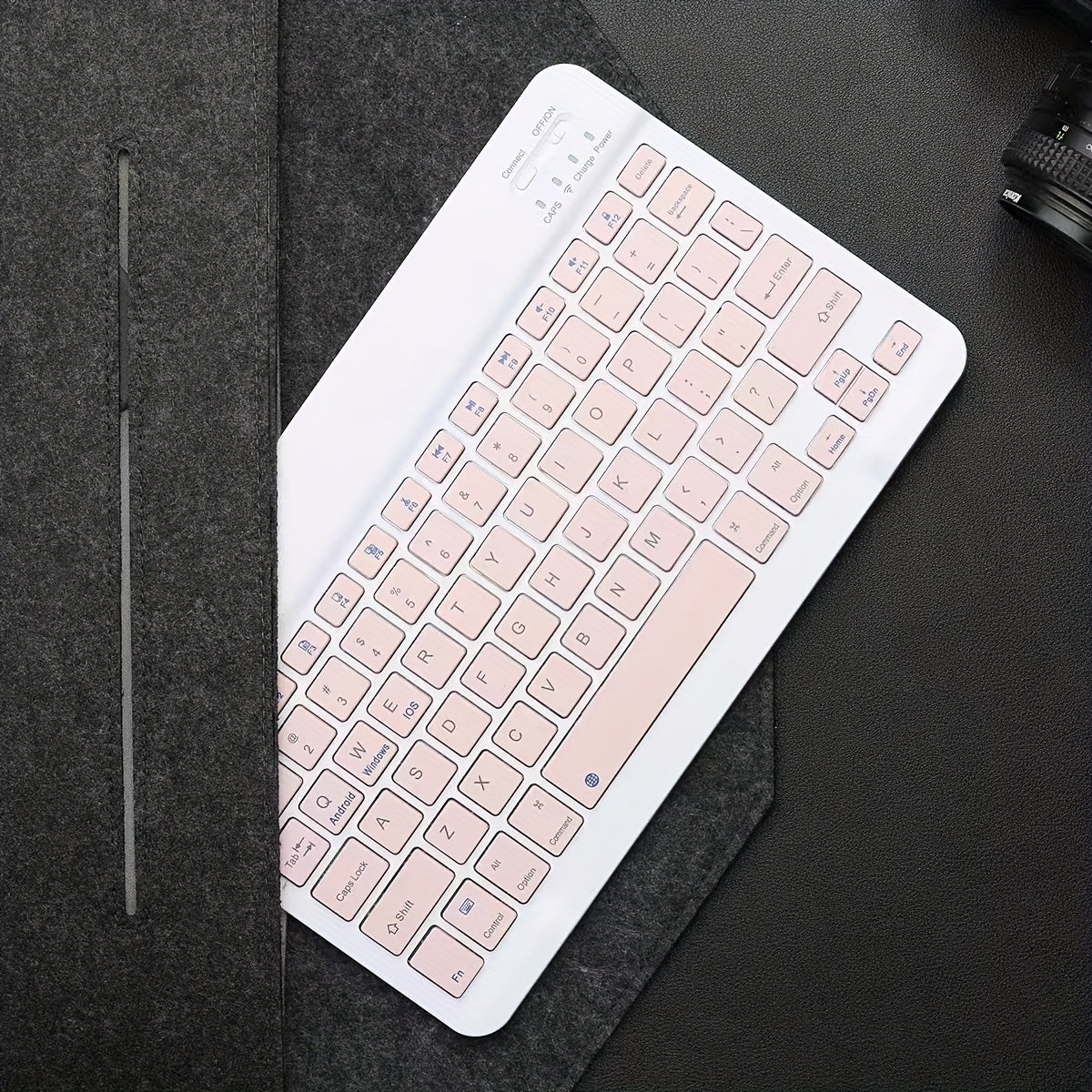 Ultra-thin Wireless Keyboard, Rechargeable Portable Wireless Keyboard, Scissor Keys